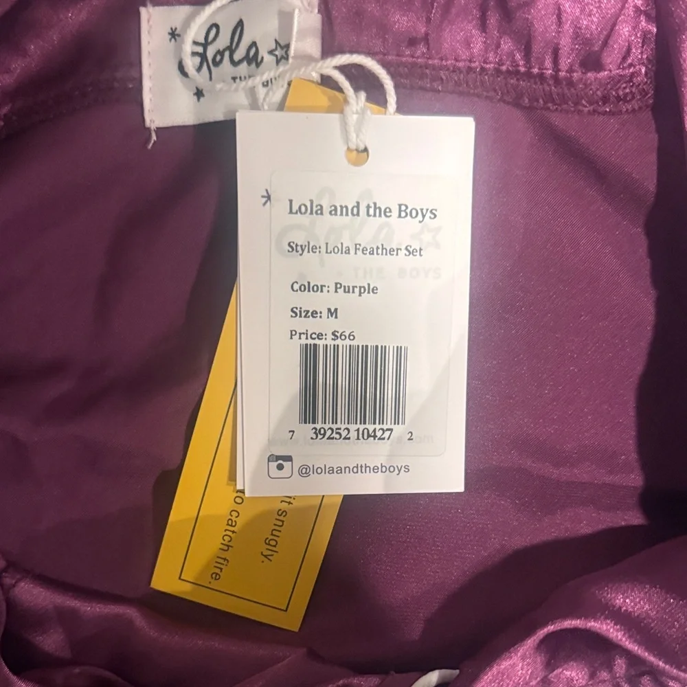Lola + The Boys luxurious purple